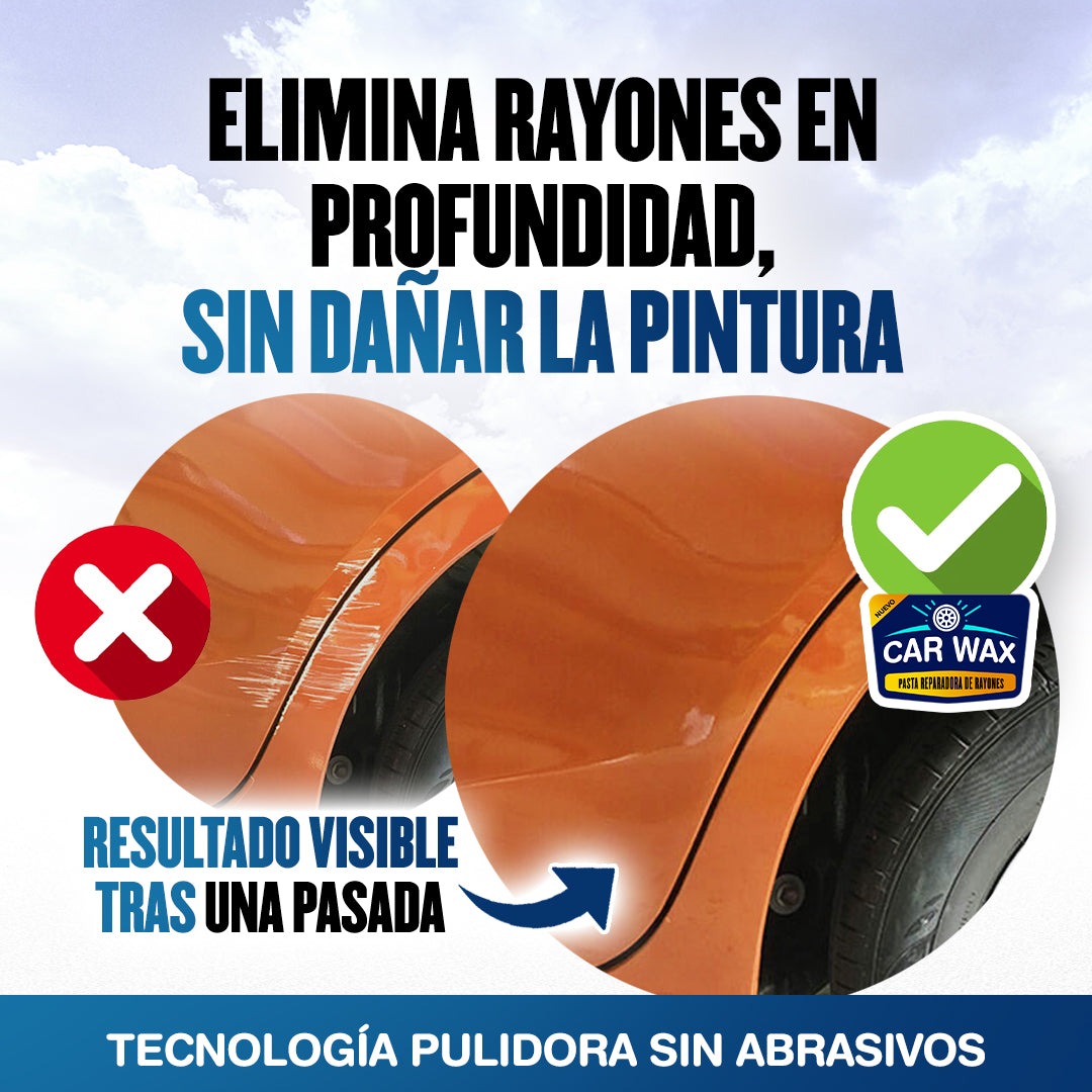 2x1 | Car Wax® Eliminador de Rayones 3 en 1