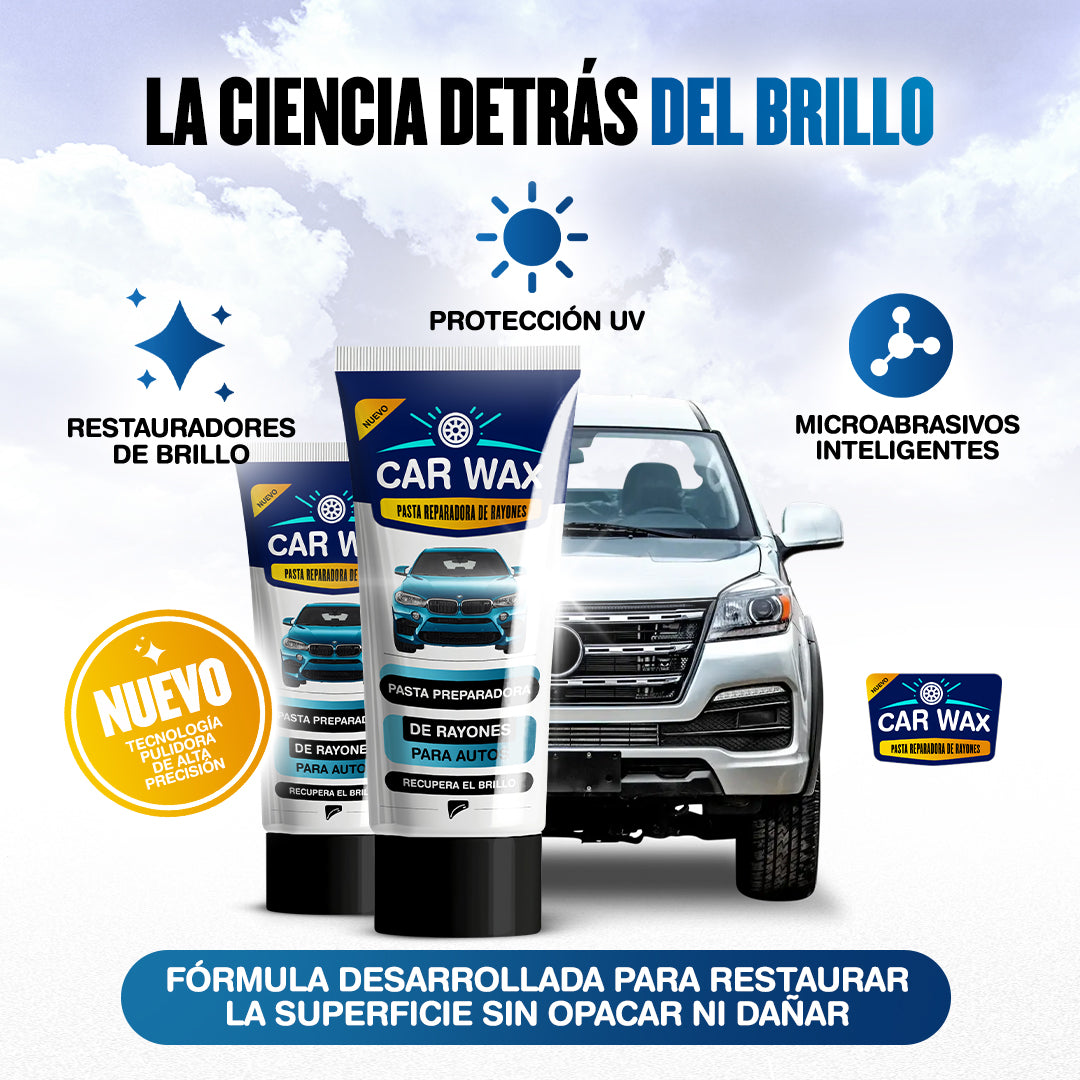 2x1 | Car Wax® Eliminador de Rayones 3 en 1
