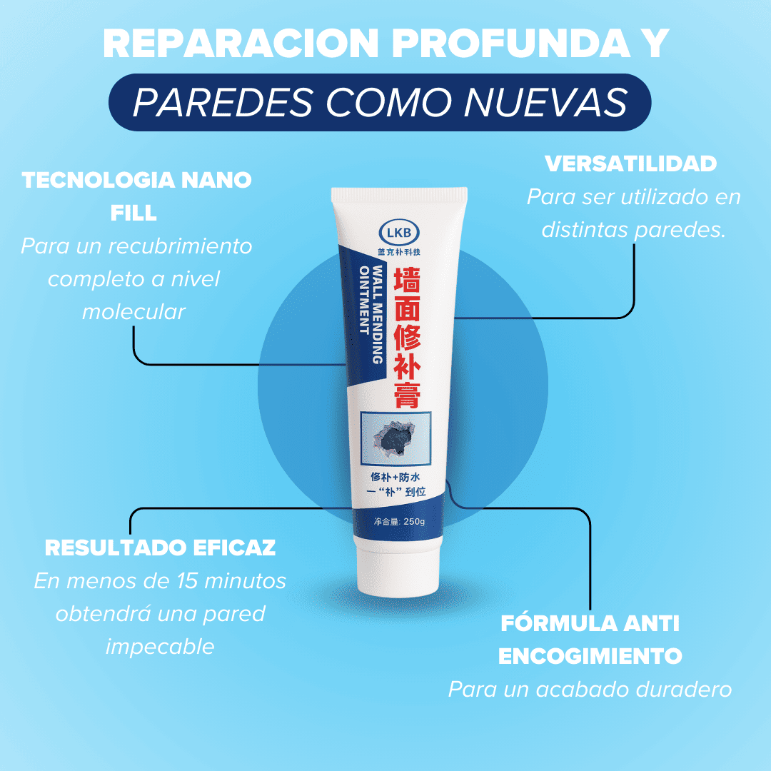 Reparador de paredes con Tecnología Nano-Fill