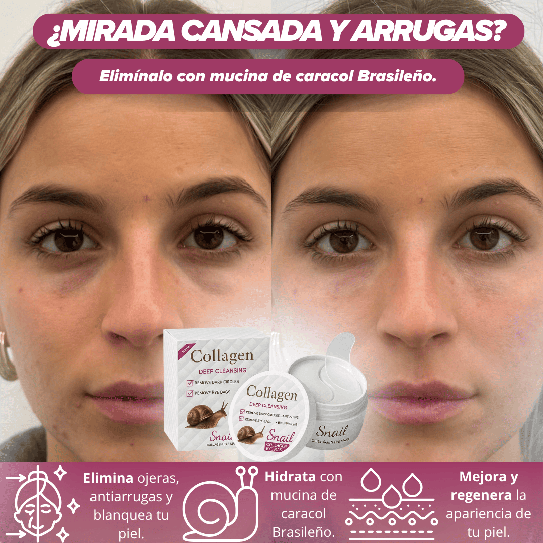 Eliminador anti ojeras mucina caracol brasileña