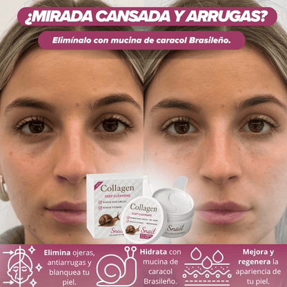 Eliminador anti ojeras mucina caracol brasileña