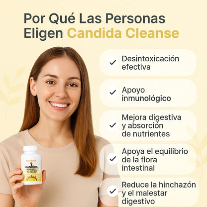 Candida Cleanse® - Eliminador de Hongos Intestinales