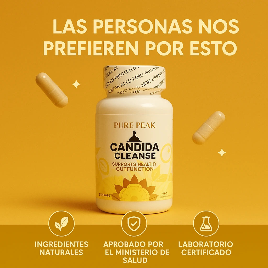 Candida Cleanse® - Eliminador de Hongos Intestinales